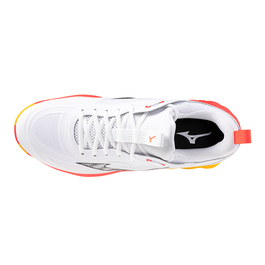 Mizuno WAVE LUMINOUS 3 White/Fiery Coral 2/Citrus
